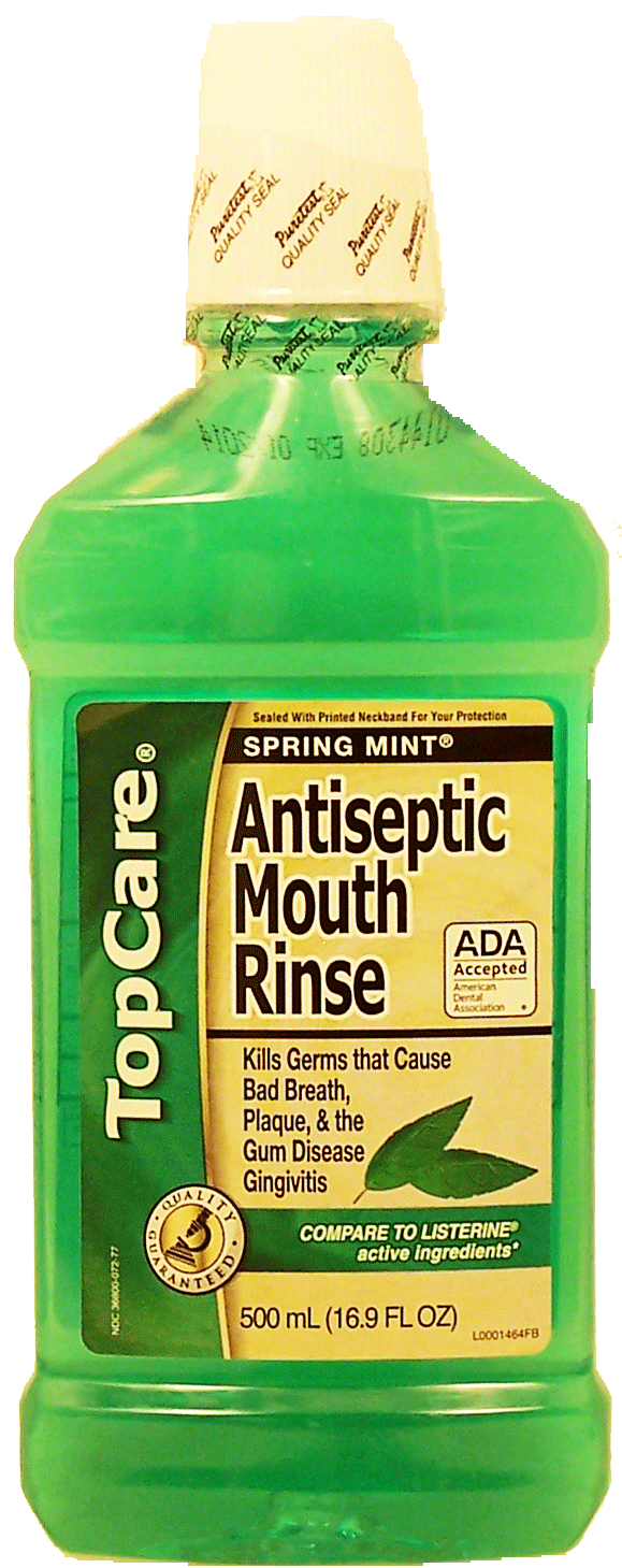 Top Care  antiseptic mouth rinse, spring mint Full-Size Picture